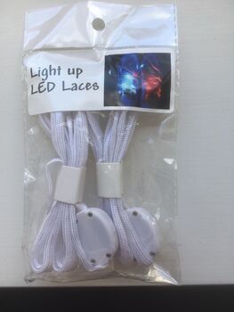 Light Up LED Shoe Laces Red For Your Valentine, 4 of 5