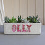 Personalised Circus Font Concrete Planter, thumbnail 1 of 3