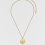 Gold Sun And Moon Spinner Necklace, thumbnail 5 of 8