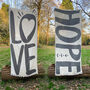 Love Towels, Throws, Personalised Anniversary Gift, thumbnail 8 of 12