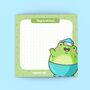 Cute Frog Sticky Notes, thumbnail 1 of 6