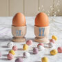 Personalised Daddy And Me Wooden Egg Cups, thumbnail 1 of 4