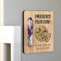 Personalised Emergency Pizza Fund Money Holder Magnet, thumbnail 3 of 5