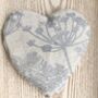 Heart Shaped Lavender And Chamomile Wheat Bag, thumbnail 2 of 4