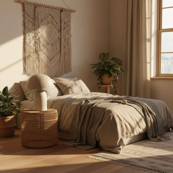 Elara Lamp Papier Mâché And Iron In Natural Grey Or White, 10 of 10