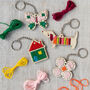 Stitch Your Own Wooden House Keyring, thumbnail 3 of 5