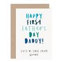 Personalised First Father's Day Card, thumbnail 2 of 2
