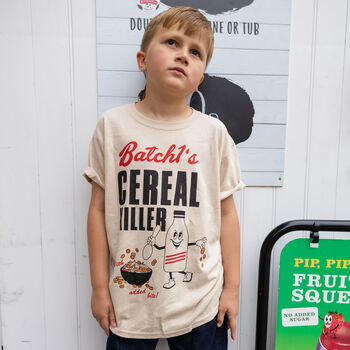 Cereal Killer Boys' Slogan T Shirt, 4 of 4