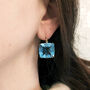 Big And Bold 18ct Topaz Earrings, thumbnail 1 of 7