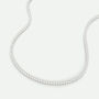 Sterling Silver Franco Chain Necklace 22 Inch, thumbnail 1 of 6