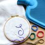Personalised Initial Hot Water Bottle Stitch Kit Gift, thumbnail 1 of 4