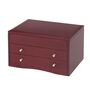 Personalised Hyacinth Cherry Wood Jewellery Box – Large, thumbnail 2 of 3