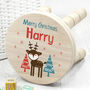 Personalised Kid’s Reindeer Wooden Stool, thumbnail 1 of 5