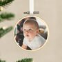 Mini Photo Hoop First Christmas Tree Decoration, thumbnail 1 of 2