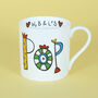 Pops Favourite Bone China Personalised Mug, thumbnail 5 of 6