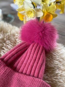 Pink Pompom Hat, 4 of 4