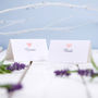 Personalised Love Heart Place Cards, thumbnail 2 of 4