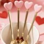 Four Ceramic Heart Spoons, thumbnail 1 of 2
