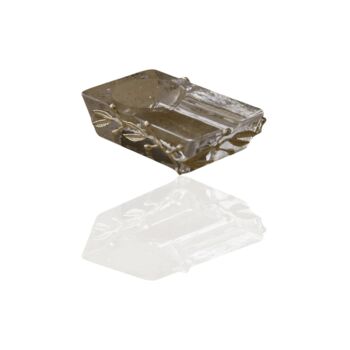 Hadnmade Glass Cigar Ashtray With Gold Leaf Detail, 7 of 7