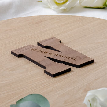 Personalised Initial Wedding Guest Book Sign, 6 of 7