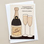 Engagement Card 'Champagne', thumbnail 1 of 4