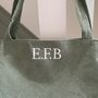 Personalised Corduroy Ribbed Large Tote Bag, thumbnail 2 of 5