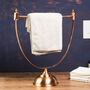 Handmade Solid Copper Towel Bar, thumbnail 1 of 9