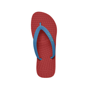 Bright Red Natural Rubber Flip Flops, 7 of 10