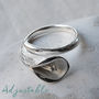 Sterling Silver Calla Lily Ring, thumbnail 1 of 8