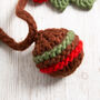 Christmas Pudding Knitting Kit, thumbnail 8 of 12