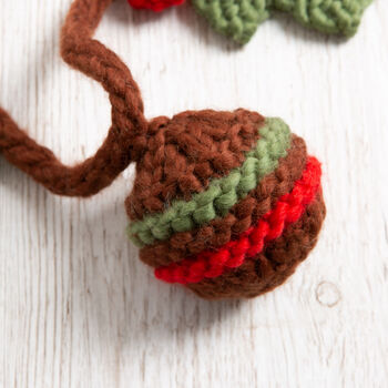 Christmas Pudding Knitting Kit, 8 of 12