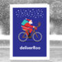 Funny Bike Lovers Christmas Card, Deliver Roo, thumbnail 10 of 10