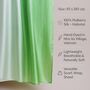 100% Mulberry Silk Scarf, Ombre Sage Green And White, thumbnail 10 of 10