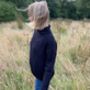 The Coco Wool And Organic Cotton Sweater In Black, thumbnail 3 of 4