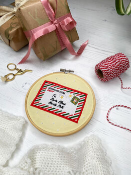Letter To Santa Embroidery Kit, 5 of 7