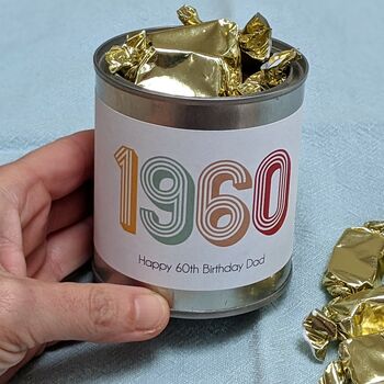 Personalised Special Year Chocolates Tin And Playlist, 6 of 7
