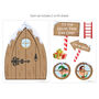 Door To The North Pole Elf Idea Fabric Stickers, thumbnail 2 of 3