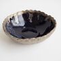 Handmade Navy Blue And Gold Ceramic Ring Dish, thumbnail 6 of 8