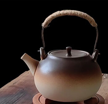 Handmade Ceramic Teapot The Caramel, 2 of 6