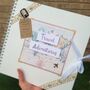 Personalised Large Square Travel Adventures Scrapbook, thumbnail 1 of 7