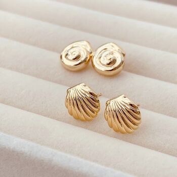Shell Stud Earrings, 2 of 6
