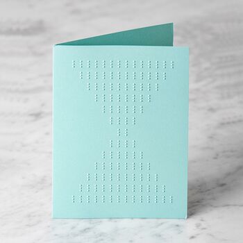 Braille Greeting Card | Jon | Mint, 2 of 2
