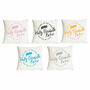 Personalised Welcome To The World New Baby Cushion, thumbnail 3 of 5