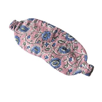 Fair Trade Eye Mask, Handmade Indian Cotton Block Print, 9 of 9
