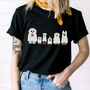 Halloween T Shirt Dogs In Ghost Costumes, thumbnail 1 of 5