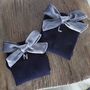 Personalised Velvet Bow Bamboo Socks Gift For Her, thumbnail 6 of 7