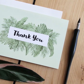 Palm Thank You Card, 3 of 3