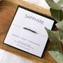 Sapphire Silk Bracelet September Birthstone, thumbnail 1 of 5