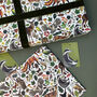 Woodland Animals Wrapping Paper, thumbnail 3 of 8