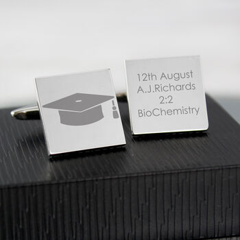 Personalised Graduation Cufflinks, 4 of 8
